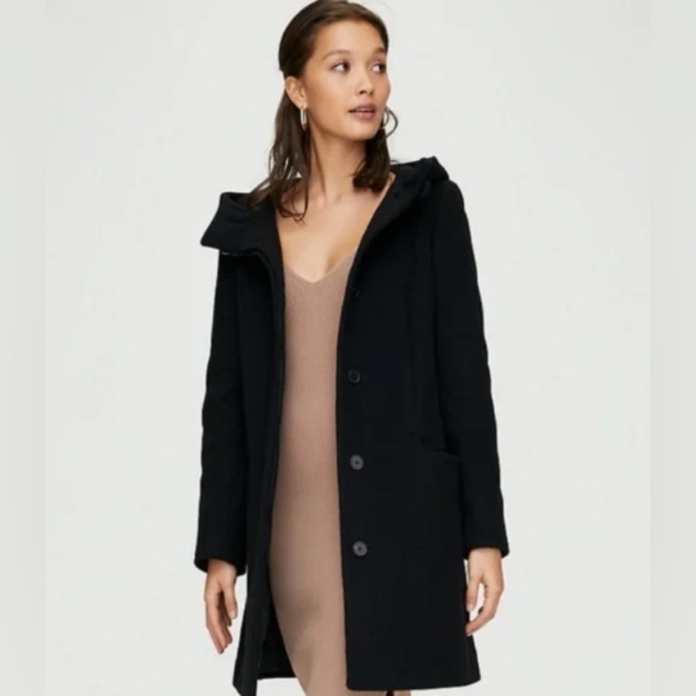 Aritzia Babaton Pearce Wool Coat Xxs View 3